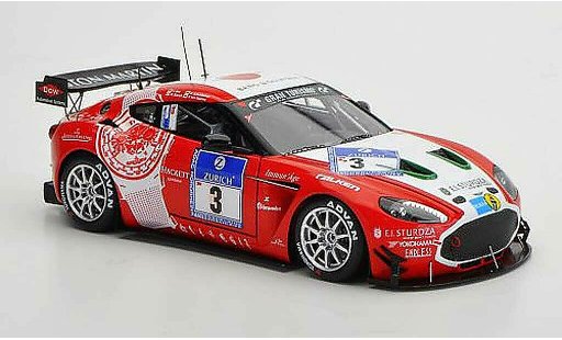 Aston Martin V12 Zagato coupe 1/43 Minichamps Zagato No.3 24h Nurburgring 2011 diecast model cars
