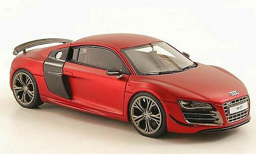 Audi R8 gt 1/43 Look Smart mattrot/carbonoptik diecast model cars