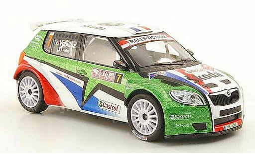 Skoda Fabia S2000 1/43 Abrex No.7 Vouilloz/Veillas Rally Monte Carlo 2010 diecast model cars