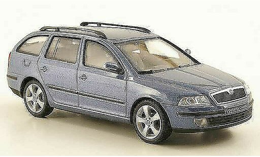 Skoda Octavia Combi 1/43 Abrex bluegrey diecast model cars
