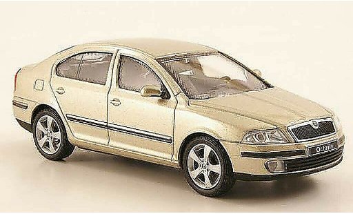 Skoda Octavia Limousine 1/43 Abrex beige diecast model cars