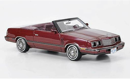Dodge 600 Cabriolet 1/43 Neo Convertible red 1984 diecast model cars