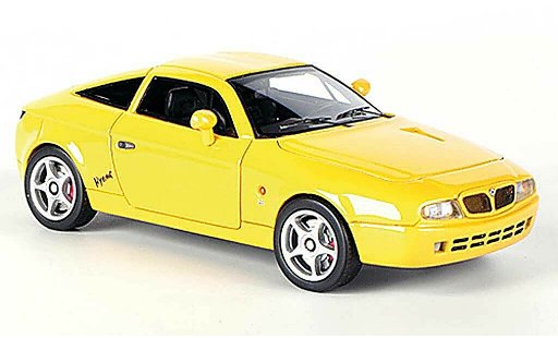 Lancia Hyena Zagato Base 1/43 Neo yellow limited Auflage 300 piece 1992 diecast model cars