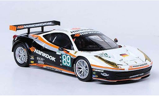 Ferrari 458 Italia GT2 1/43 Hot Wheels Elite No.89 Farnbacher Racing 24h Le Mans (Elite) 2011 diecast model cars