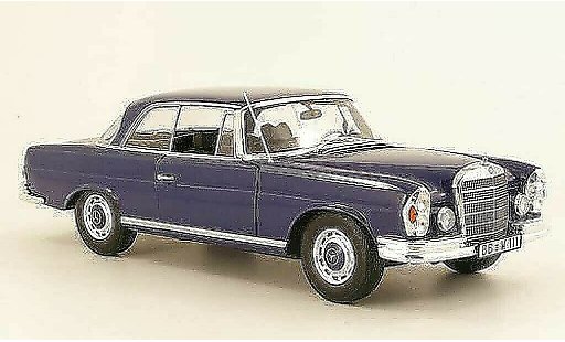 Mercedes 280 1969 1/18 Norev SE Coupe (W111) blue diecast model cars