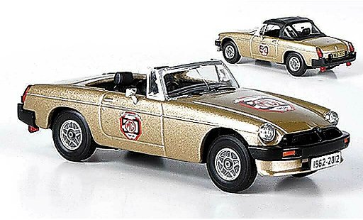 MG B Base 1/43 Vanguards gold ''50th Anniversary Model'' diecast model cars