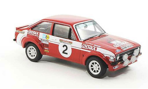 Ford Escort RS 1800 1/43 Vanguards MkII No.2 Cossack R.Clark / J.Porter Manx Rally 1975 diecast model cars