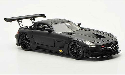 Mercedes SLS GT3 1/43 Schuco AMG matt black diecast model cars