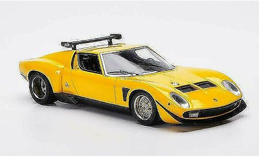 Lamborghini Miura Jota 1/43 FrontiArt SVR yellow 1972 diecast model cars