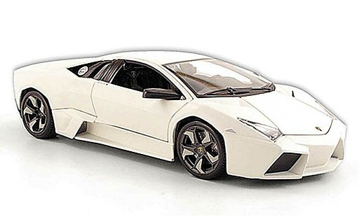 Lamborghini Murcielago Reventon 1/18 Burago white 2007 diecast model cars