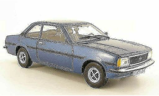 Opel Ascona B B 1/18 Sun Star SR blue 1975 diecast model cars