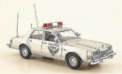 Dodge Diplomat police 1/43 First Response Ohio State Highway Patrol 1985 diecast model cars