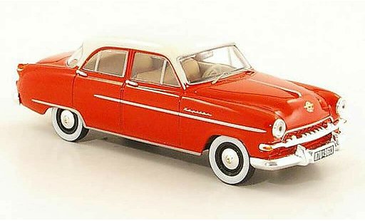 Opel Kapitan 1954 1/43 Starline red/white diecast model cars