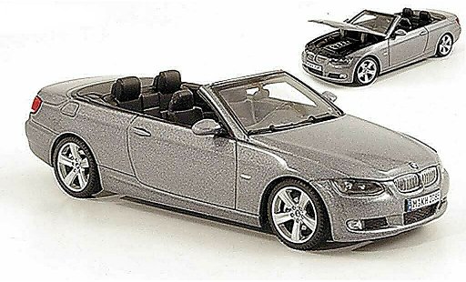 Bmw 335 cabriolet 1/43 Autoart E93 Convertible grey 2006 diecast model cars
