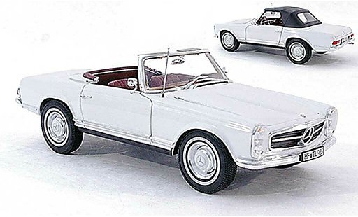 Mercedes 230 Base 1/18 Norev SL (W113) bianco 1963 diecast model cars