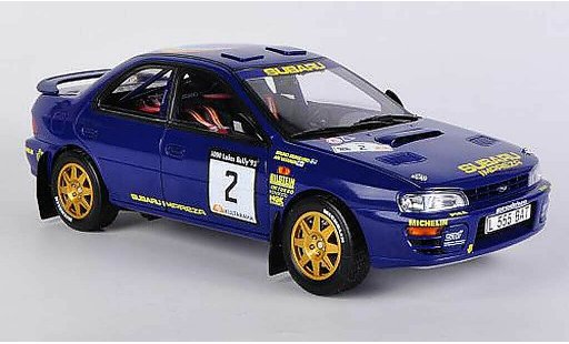 Subaru Impreza 555 1/18 Sun Star No.2 2nd 1000 Lakes Rally 1993 A.Vantanen/B.Berglund diecast model cars