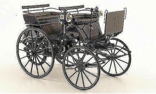 Mercedes Daimler Base 1/18 Norev Motorkutsche blue diecast model cars