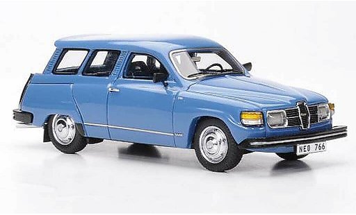 Saab 95 GL 1/43 Neo blue 1979 diecast model cars