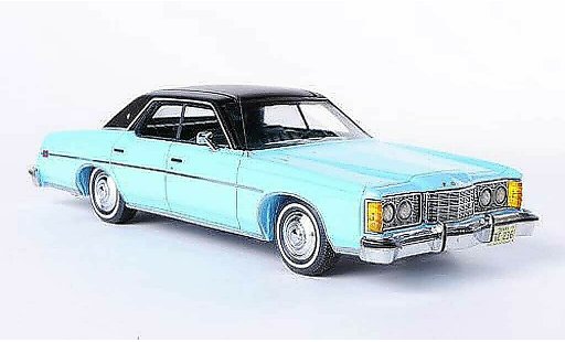 Ford LTD 1973 1/43 Neo blue/matt black diecast model cars