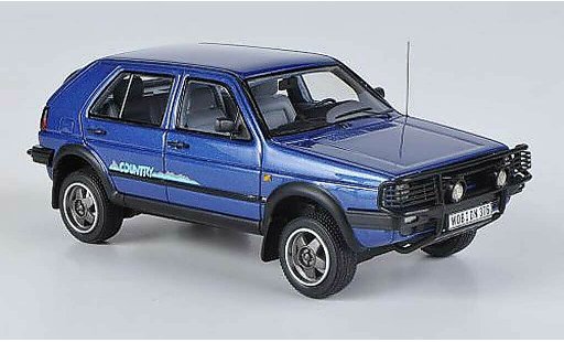 Volkswagen Golf Country 1/43 Neo blue 1990 diecast model cars