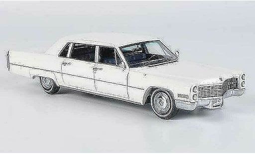 Cadillac Fleetwood Series 75 1/43 Neo 1966 white diecast model cars