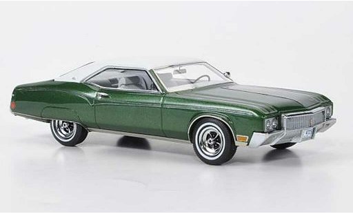 Buick Riviera coupe 1/43 Neo 1970 Mk.II green/white diecast model cars