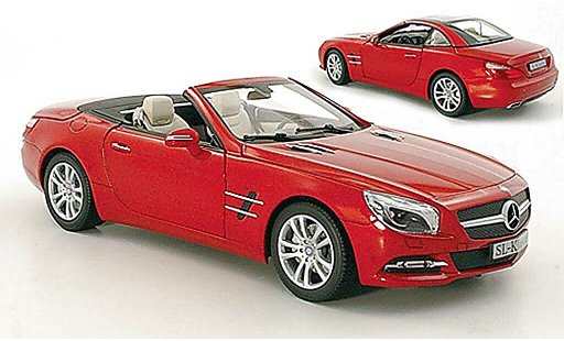 Mercedes Classe SL Base 1/18 Norev (R231) red 2012 diecast model cars