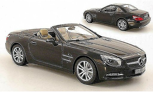 Mercedes Classe SL Base 1/18 Norev (R231) black 2012 diecast model cars