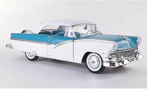 Ford Fairlane Sunliner 1/18 Ertl blue/white diecast model cars