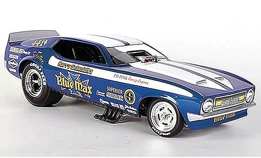 Ford Mustang Funny Car 1/18 Ertl Blue Max R.Tharp NHRA diecast model cars