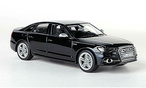 Audi S6 berline 1/43 Schuco (C7) black 2012 diecast model cars
