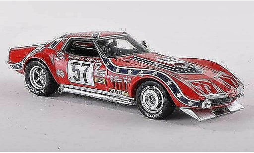 Chevrolet Corvette course 1/43 TrueScale Miniatures C3 L88 No.57 12h Sebring D.Heinz/B.Johnson 1972 diecast model cars