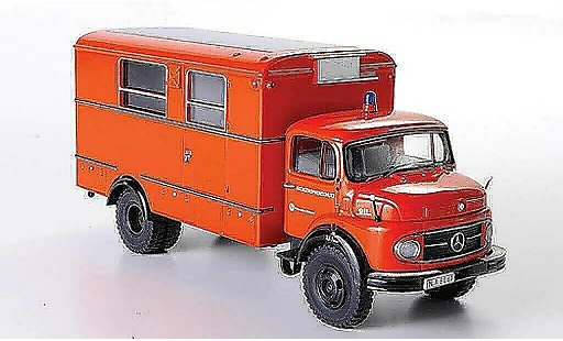 Mercedes LP 911 Koffer 1/43 Premium ClassiXXs Fenster-trunk Katastrophenschutz orange diecast model cars
