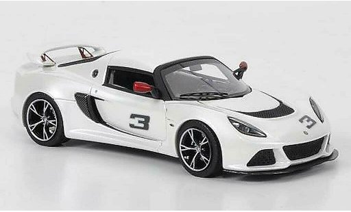 Lotus Exige Base 1/43 Look Smart S No.3 white diecast model cars