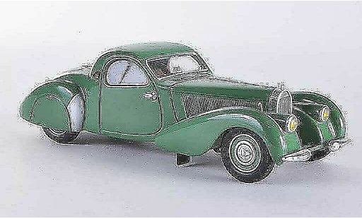 Bugatti 57 C 1/43 Minichamps Coupe green 1939 diecast model cars