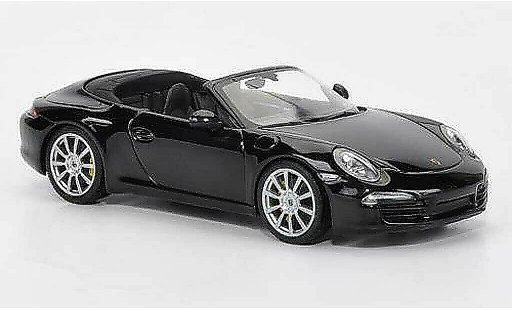 Porsche 911 S 1/43 Minichamps Carrera Convertible black 2012 diecast model cars