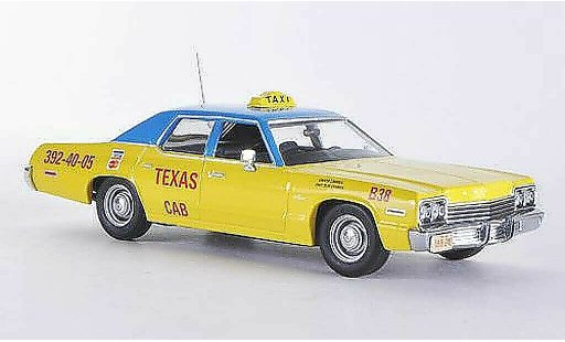 Dodge Monaco 1974 1/43 Minichamps Texas Cab - Taxi diecast model cars