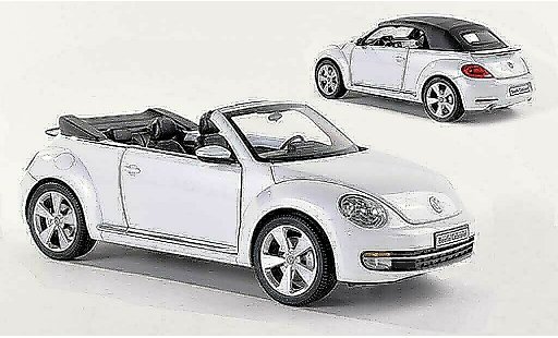 Volkswagen Beetle Cabriolet 1/18 Kyosho Convertible white diecast model cars