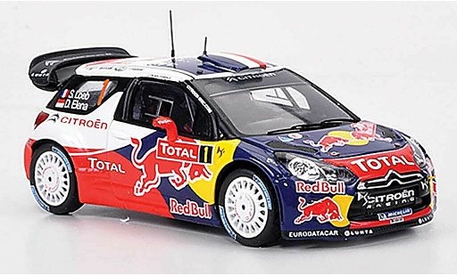 DS Automobiles DS3 WRC 2012 1/43 Spark No.1 Red Bull S.Loeb/D.Elena Monte Carlo diecast model cars