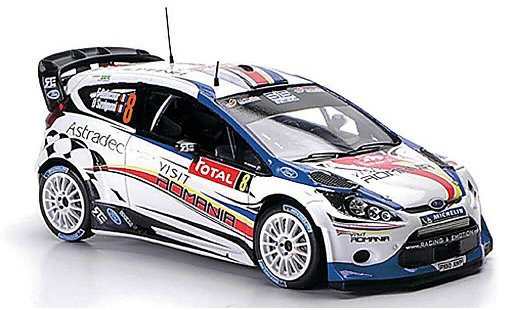 Ford Fiesta WRC 1/43 Spark No.8 Romania Rally Monte Carlo 2012 diecast model cars