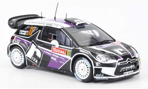 DS Automobiles DS3 WRC 2012 1/43 Spark No.11 P.Van Merksteijn/E.Chevaillier Rally Monte Carlo diecast model cars