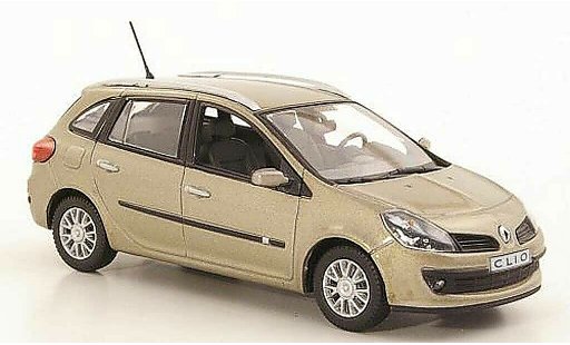 Renault Clio III 1/43 Norev Grandtour beige 2008 diecast model cars