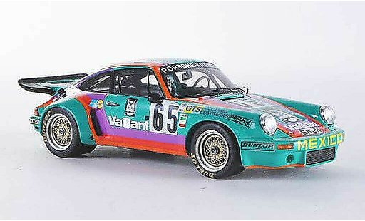 Porsche 911 RSR 1/43 Spark Carrera No.65 Vaillant 24th Le Mans 1975 C.Bolanos/A.Contreras/BILLY diecast model cars