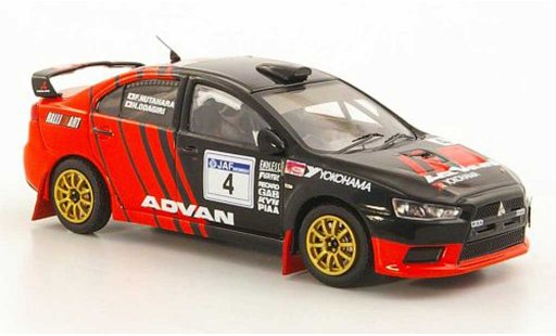 Mitsubishi Lancer Evolution X 1/43 IXO No.4 Advan - RalliArt F.Nutahara / H.Odagiri JRC Tour de Kyusyu in Karatsu 2008 diecast model cars
