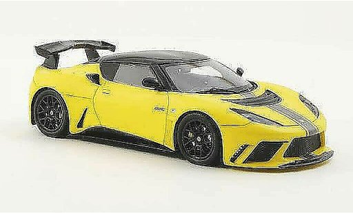 Lotus Evora GTE 1/43 Spark yellow/grey/carbon LHD 2011 diecast model cars