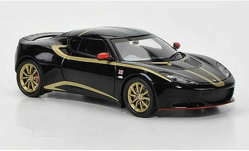 Lotus Evora S 1/43 Spark Special Edition black/gold RHD 2011 diecast model cars