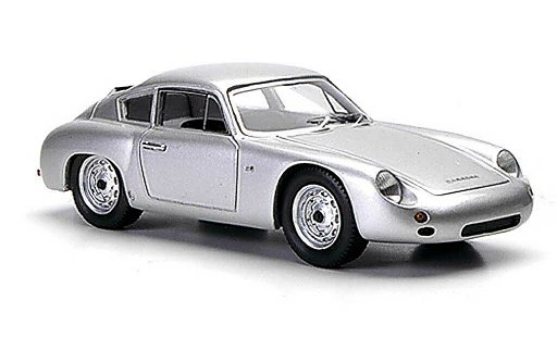 Porsche 356 1960 1/43 Spark B 1600 GTL Coupe Abarth grey diecast model cars