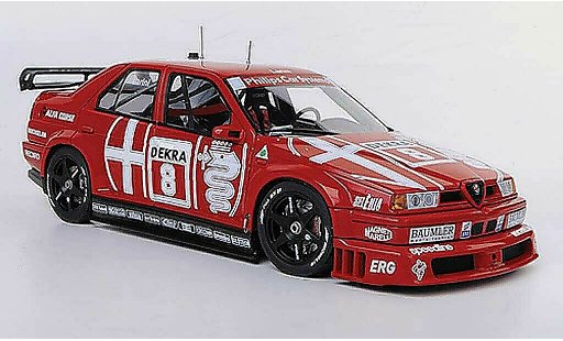 Alfa Romeo 155 2.5 v6 1/18 Autoart TI No.8 Alfa Corse N.Larini DTM Zolder 1993 diecast model cars