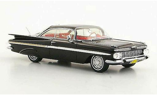 Chevrolet Impala Coupe 1/43 Spark 1959 black Sondermodell MCW L.E. 300 diecast model cars