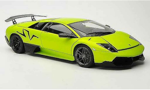 Lamborghini Murcielago LP670 1/18 Autoart 4 SV green diecast model cars
